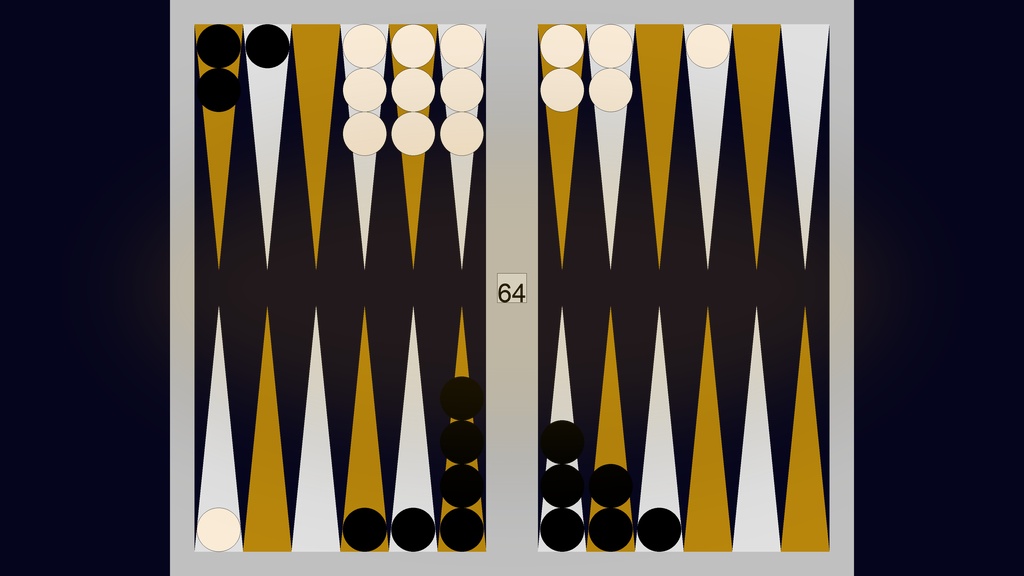 Aggressive white advance, black checkers scattered